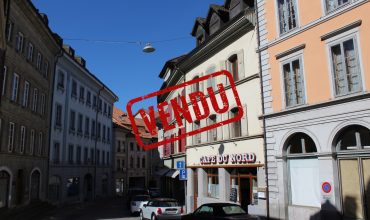 Moudon, rare à la vente : Café et appartements